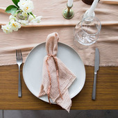 YEPQZQ lakberendezési sajtruhás asztaltörlő 10db /tétel pirosító rózsaszín pamut géz szalvéta rendezvény esküvői szalvétához 43x43cm