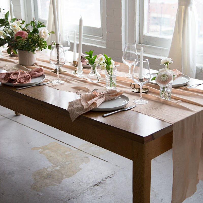 YEPQZQ lakberendezési sajtruhás asztaltörlő 10db /tétel pirosító rózsaszín pamut géz szalvéta rendezvény esküvői szalvétához 43x43cm