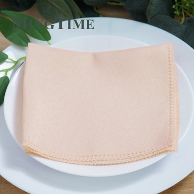 50 ks ľanové obrúsky polyesterové Diner 12X12 palcov vreckovka Hanky svadobné párty narodeniny banket 30X30 cm