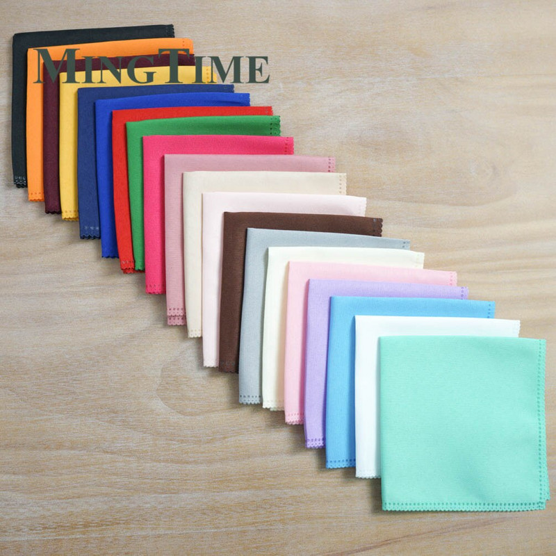 50 ks ľanové obrúsky polyesterové Diner 12X12 palcov vreckovka Hanky svadobné párty narodeniny banket 30X30 cm