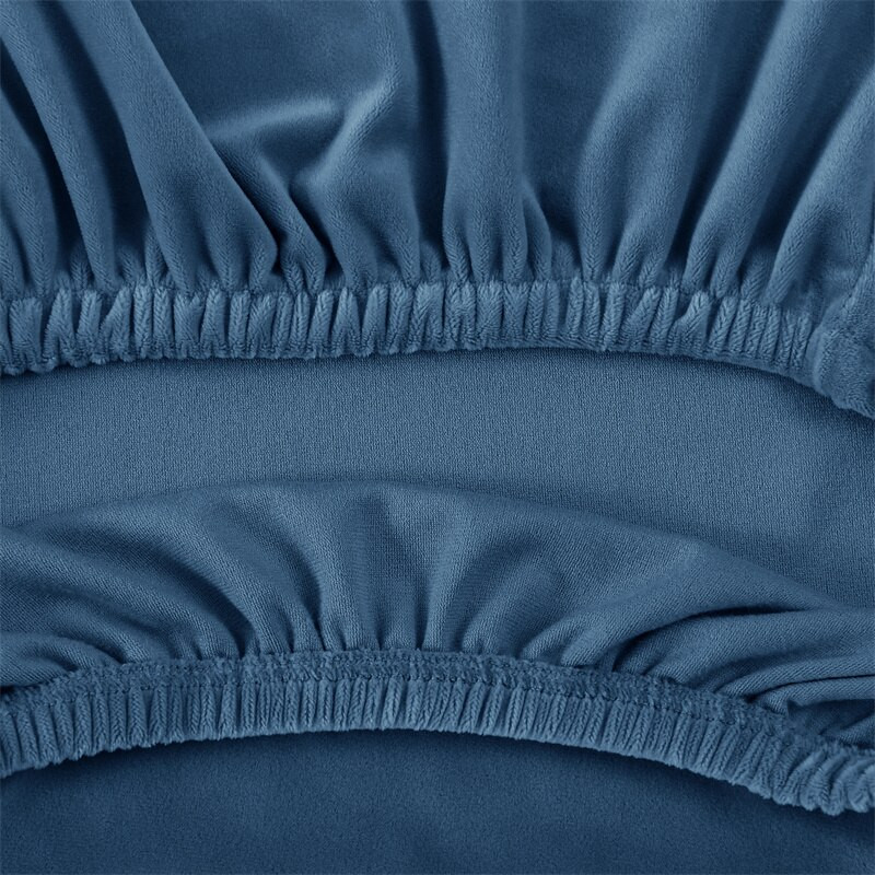 1/6 db bársony szövet nagy elasztikus székhuzat Mosható étkezőszék huzatok Stretch üléstok irodai székhuzatok lakberendezési tok