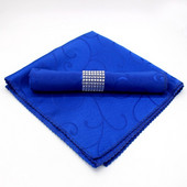 10 kom 48 x 48 cm Poliester Jacquard Stolne salvete Vjenčanje Damask Platnene salvete za večeru Maramice Događaj Dekoracija hotelske zabave