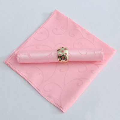 10 kom 48 x 48 cm Poliester Jacquard Stolne salvete Vjenčanje Damask Platnene salvete za večeru Maramice Događaj Dekoracija hotelske zabave