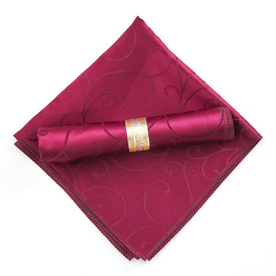 10 kom 48 x 48 cm Poliester Jacquard Stolne salvete Vjenčanje Damask Platnene salvete za večeru Maramice Događaj Dekoracija hotelske zabave