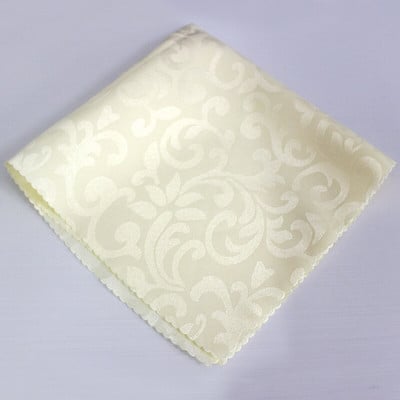 10 kom 48 x 48 cm Poliester Jacquard Stolne salvete Vjenčanje Damask Platnene salvete za večeru Maramice Događaj Dekoracija hotelske zabave