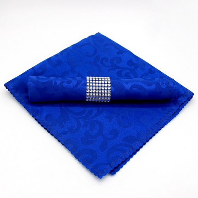 10 kom 48 x 48 cm Poliester Jacquard Stolne salvete Vjenčanje Damask Platnene salvete za večeru Maramice Događaj Dekoracija hotelske zabave