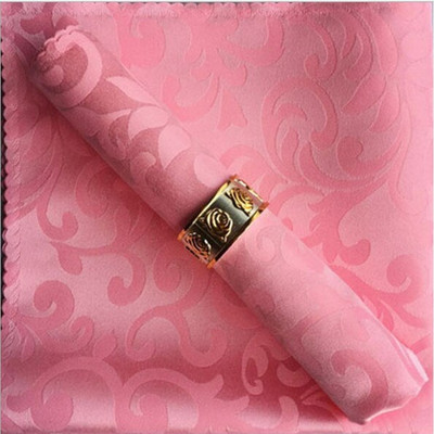 10 kom 48 x 48 cm Poliester Jacquard Stolne salvete Vjenčanje Damask Platnene salvete za večeru Maramice Događaj Dekoracija hotelske zabave