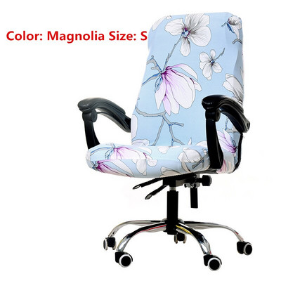 Poťahy na kancelárske stoličky zo strečového spandexu veľkosti S/M/L, odolné voči znečisteniu, odnímateľné poťahy na kancelárske stoličky