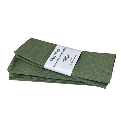 6 db-os szett 30x45 cm-es lila szövet szalvéták, újrafelhasználható mosható asztali alátét WeddingParty otthoni étkezőasztal dekoráció