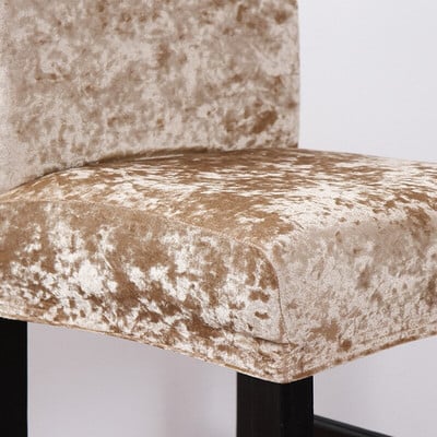 Huse pentru scaune groase, lavabile, de pluș, pentru sufragerie, elastică, iarnă, caldă, din catifea, cutie de protecție pentru scaune, bucătărie, restaurant, casă de șezlong