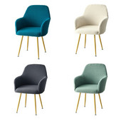 1/6 db Polar gyapjú szövet magas karos szék huzat Elasztikus Stretch étkező szék huzat Slipcover irodai szék House De Chaise