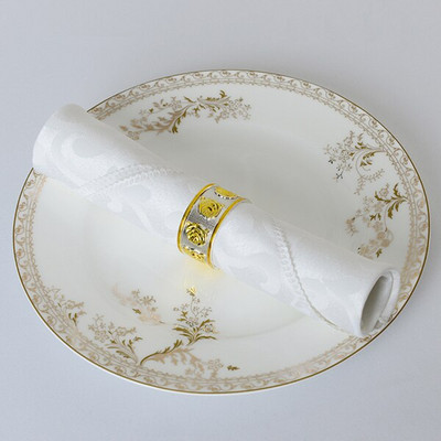 12 kom/lot Ušivene stolne salvete za večeru 48 cm platnene prostirke Čajne ručnike Koktel salvete za party vjenčanje Dekor stolnjaci salvete