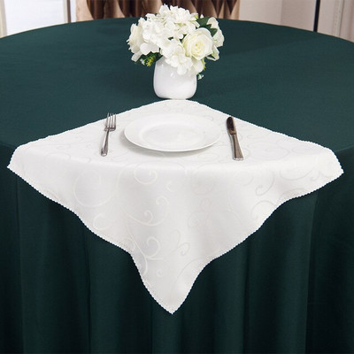 12 kom/lot Ušivene stolne salvete za večeru 48 cm platnene prostirke Čajne ručnike Koktel salvete za party vjenčanje Dekor stolnjaci salvete