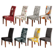 XL rastezljiva navlaka za stolicu s cvjetnim printom navlake otporne na prašinu za blagovaonicu vjenčanje uredske banketne stolice elastične