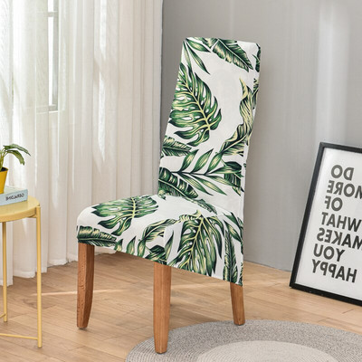 XL rastezljiva navlaka za stolicu s cvjetnim printom navlake otporne na prašinu za blagovaonicu vjenčanje uredske banketne stolice elastične