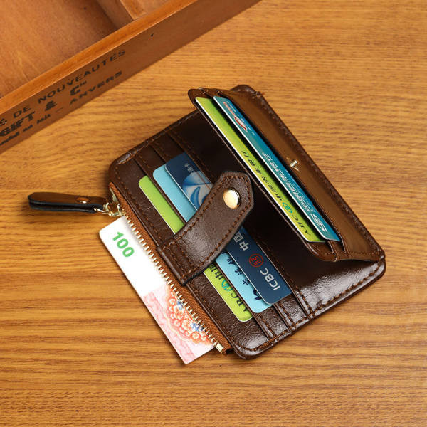 Maža eko odos piniginė su kortelių skyriumi