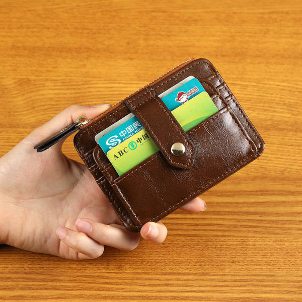 Maža eko odos piniginė su kortelių skyriumi