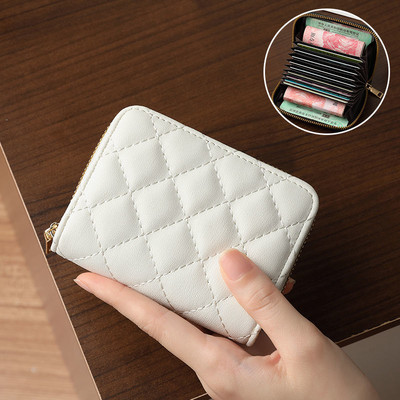 Portofel de dama din piele pentru carduri de credit