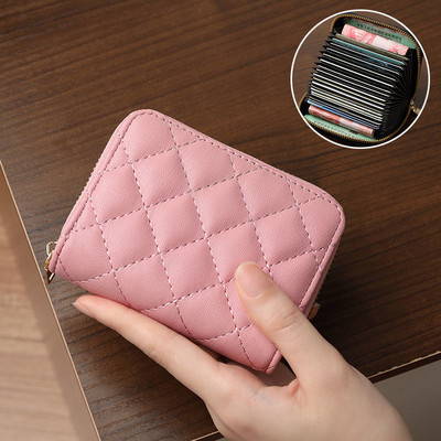 Portofel de dama din piele pentru carduri de credit