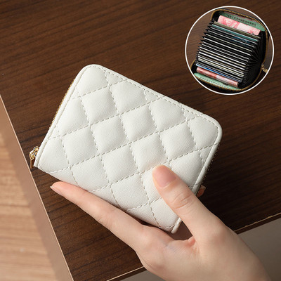 Portofel de dama din piele pentru carduri de credit