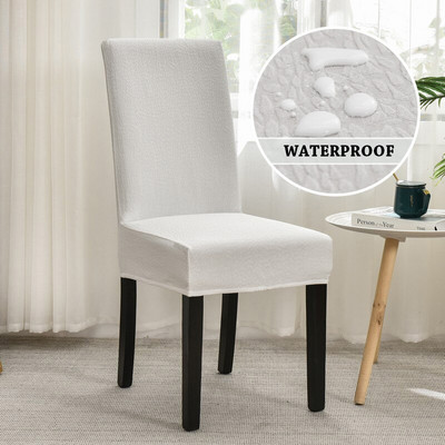 Vízálló levehető székhuzat étkezőhöz Spandex cipzáras tok a székhez konyha étkező székhuzat Elasztikus Stretch