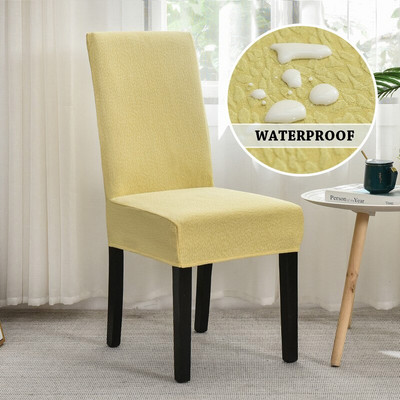 Vízálló levehető székhuzat étkezőhöz Spandex cipzáras tok a székhez konyha étkező székhuzat Elasztikus Stretch