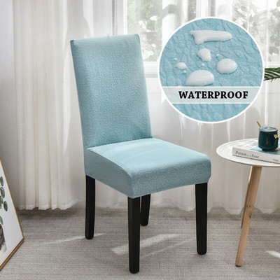 Vízálló levehető székhuzat étkezőhöz Spandex cipzáras tok a székhez konyha étkező székhuzat Elasztikus Stretch