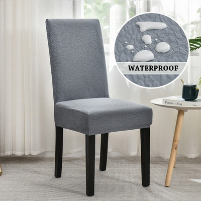 Vízálló levehető székhuzat étkezőhöz Spandex cipzáras tok a székhez konyha étkező székhuzat Elasztikus Stretch