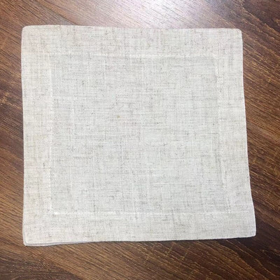 12 kom Bijeli ubrus Stol Salveta Vjenčanje Stolnjak Restoran Kućanstvo Pamuk Posteljina Salveta Podloga za stol