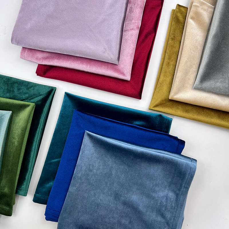 Essie Home Luksuzni 6kom/Partija 45cm*45cm Bordo tamnozelena šampanjac zlatna Baršunasta stolna salveta za vjenčanje po narudžbi