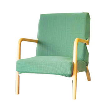 Модерен дървен калъф за стол с цип Еластичен подвижен протектор за стол Едноцветен калъф за фотьойл Калъфка за седалка Домашен декор