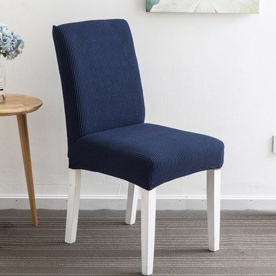 Kockás Polar gyapjú szék huzathoz Sűrített Elasztikus Hotel Étterem Székhuzat Lerakódásgátló széklethuzat