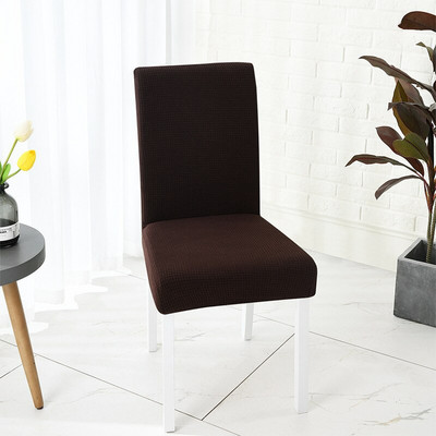 Veekindlast kangast tooli kate kõrge seljatoega elastsete söögitoa toolikatetega Funda Silla Comedori köögitoolide katted