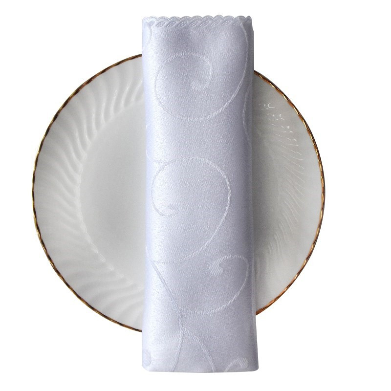 10 kom 48 x 48 cm poliesterske salvete za stol Jacquard salvete od damasta