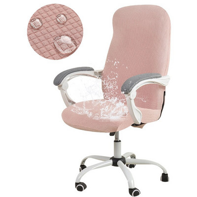 Stretch vandeniui atsparūs žaidimų sėdynių užvalkalai kompiuterių kėdėms Slipcover Biuro porankio kėdės kėdės užvalkalas Elastingas Pink Xl Protector
