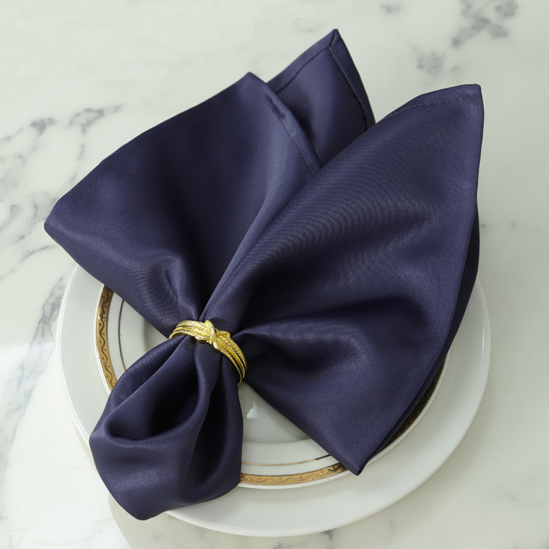 4Pcs/set Traka od tkanine na stolu Dekoracija Salvete za posluživanje za zabavu za pribor za jelo Dekoracija vjenčanja Salvete za stol Moderna salveta