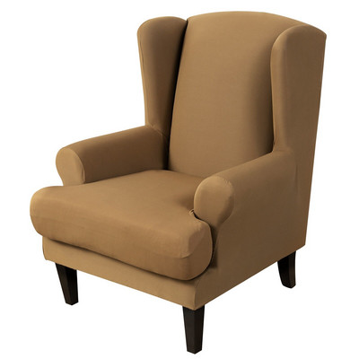 Arm King nugaros kėdės užvalkalas Žakardinis tamprus apsauginis slydimo dangtelis Nuožulnus Elastinis fotelis Wingback Wing sofos nugaros kėdės užvalkalas