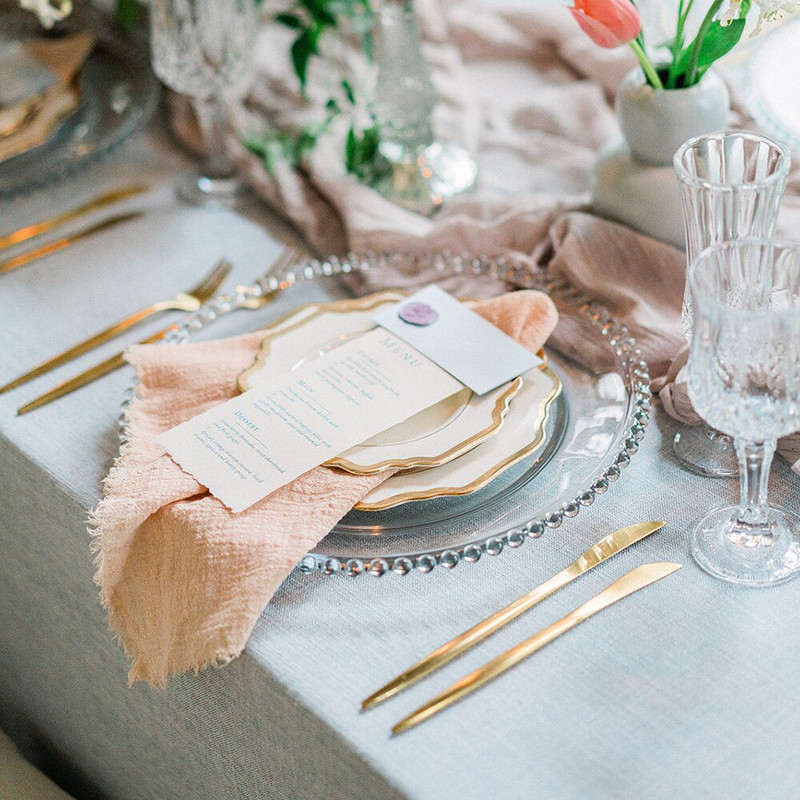 Bohém stílusú pamut géz szalvéta vászonszalvéta partiterítő vacsora szalvéta esküvői vászon Szövet Szalvéták Étterem asztal