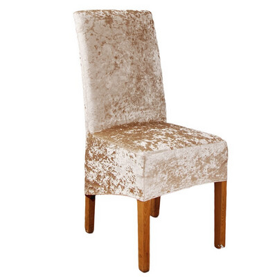 Velvet Spandex valgomojo kėdės užvalkalas virtuvės vakarienės sėdynių užvalkalai Apsauginis dėklas Namų elastingas užvalkalas kėdei De Comedor