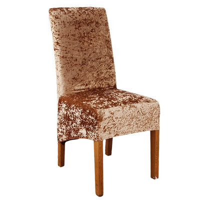 Velvet Spandex valgomojo kėdės užvalkalas virtuvės vakarienės sėdynių užvalkalai Apsauginis dėklas Namų elastingas užvalkalas kėdei De Comedor