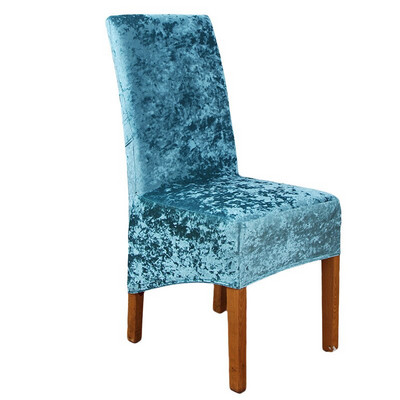 Velvet Spandex valgomojo kėdės užvalkalas virtuvės vakarienės sėdynių užvalkalai Apsauginis dėklas Namų elastingas užvalkalas kėdei De Comedor