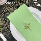 6 kom Stol Stol Salvete Vjenčanica Art 46*46cm Party 100% Pamuk Home Decor Lan Seoski krajolik WED Gaza Periva zelena