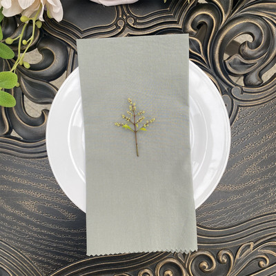 6 kom Stol Stol Salvete Vjenčanica Art 46*46cm Party 100% Pamuk Home Decor Lan Seoski krajolik WED Gaza Periva zelena