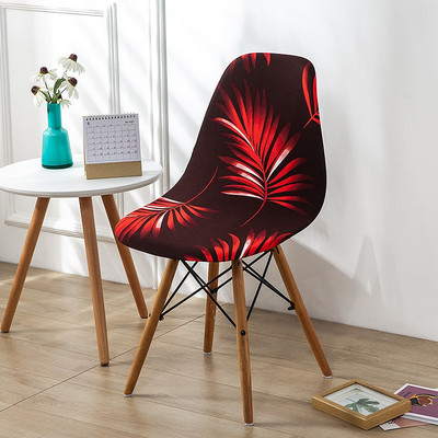 1/2/4/6 kom. Otisnuta puna navlaka za sjedalo za uredsku stolicu bez rukotvorina Navlaka za stolicu za bankete, kućna navlaka periva nordijska