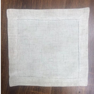 12 τμχ Επιτραπέζιες χαρτοπετσέτες Γάμου Δείπνο Τραπέζι Λευκό Πανί Χαρτοπετσέτες Εστιατορίου Πετσέτες σπιτιού Βαμβακερό λινό Μαντήλι 4 Μέγεθος