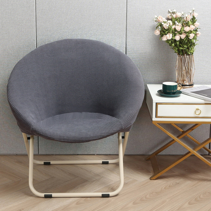 Husă pentru scaun cu farfurii rotunde în 6 culori Huse de protecție pentru scaune cu lună Huse pentru scaun în stil liber pentru petrecerea în aer liber de camping