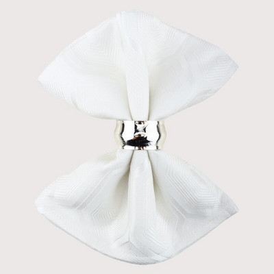 Hartingo medžiaginės vakarienės servetėlės Žakardo Minkštas virtuvės stalas Medvilninių lininių servetėlių rinkinys po 6, skirtas namų viešbučio vestuvėms