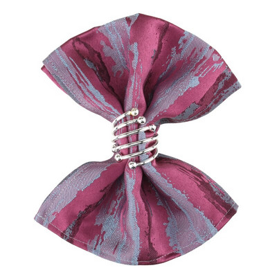 Hartingo medžiaginės vakarienės servetėlės Žakardo Minkštas virtuvės stalas Medvilninių lininių servetėlių rinkinys po 6, skirtas namų viešbučio vestuvėms