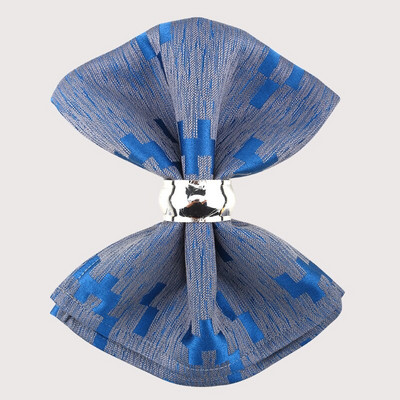 Hartingo medžiaginės vakarienės servetėlės Žakardo Minkštas virtuvės stalas Medvilninių lininių servetėlių rinkinys po 6, skirtas namų viešbučio vestuvėms