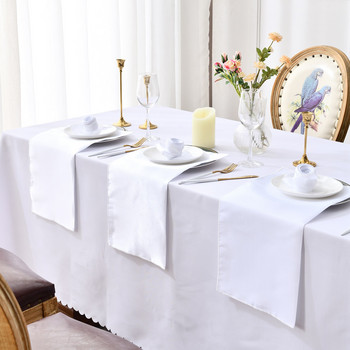 12 τμχ 51Χ51 εκ. Τετράγωνη τραπεζοπετσέτα Μαλακό μαντήλι Ρομαντικό γαμήλιο δείπνο Τραπέζι τετράγωνες χαρτοπετσέτες Διακόσμηση δείπνου